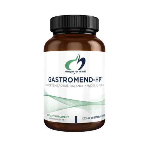 GastroMend-HP capsules by Designs for Health with mastic gum and DGL for gastric support