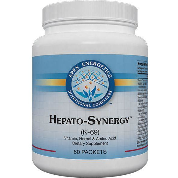 Hepato-Synergy K-69 daily packets by Apex Energetics for liver and detox support