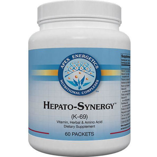 Hepato-Synergy K-69 daily packets by Apex Energetics for liver and detox support