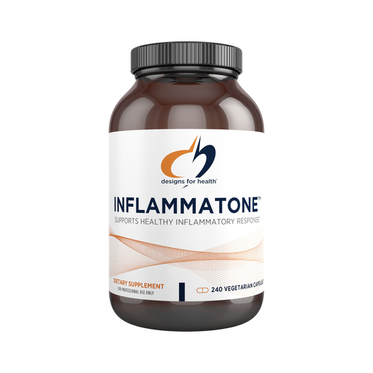 Inflammatone capsules by Designs for Health with proteolytic enzymes for inflammatory response support