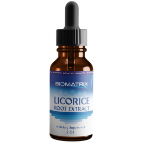 BioMatrix Licorice Root Extract liquid drops for adrenal and cortisol support
