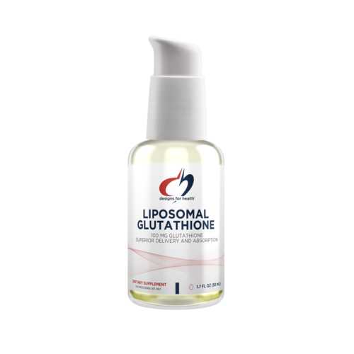 Liposomal Glutathione liquid by Designs for Health for antioxidant and detox support