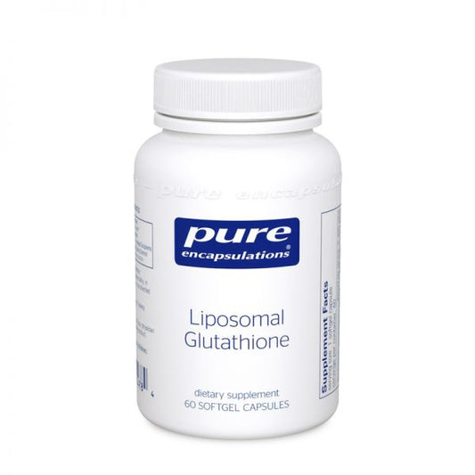 Liposomal Glutathione capsules by Pure Encapsulations for antioxidant and liver support