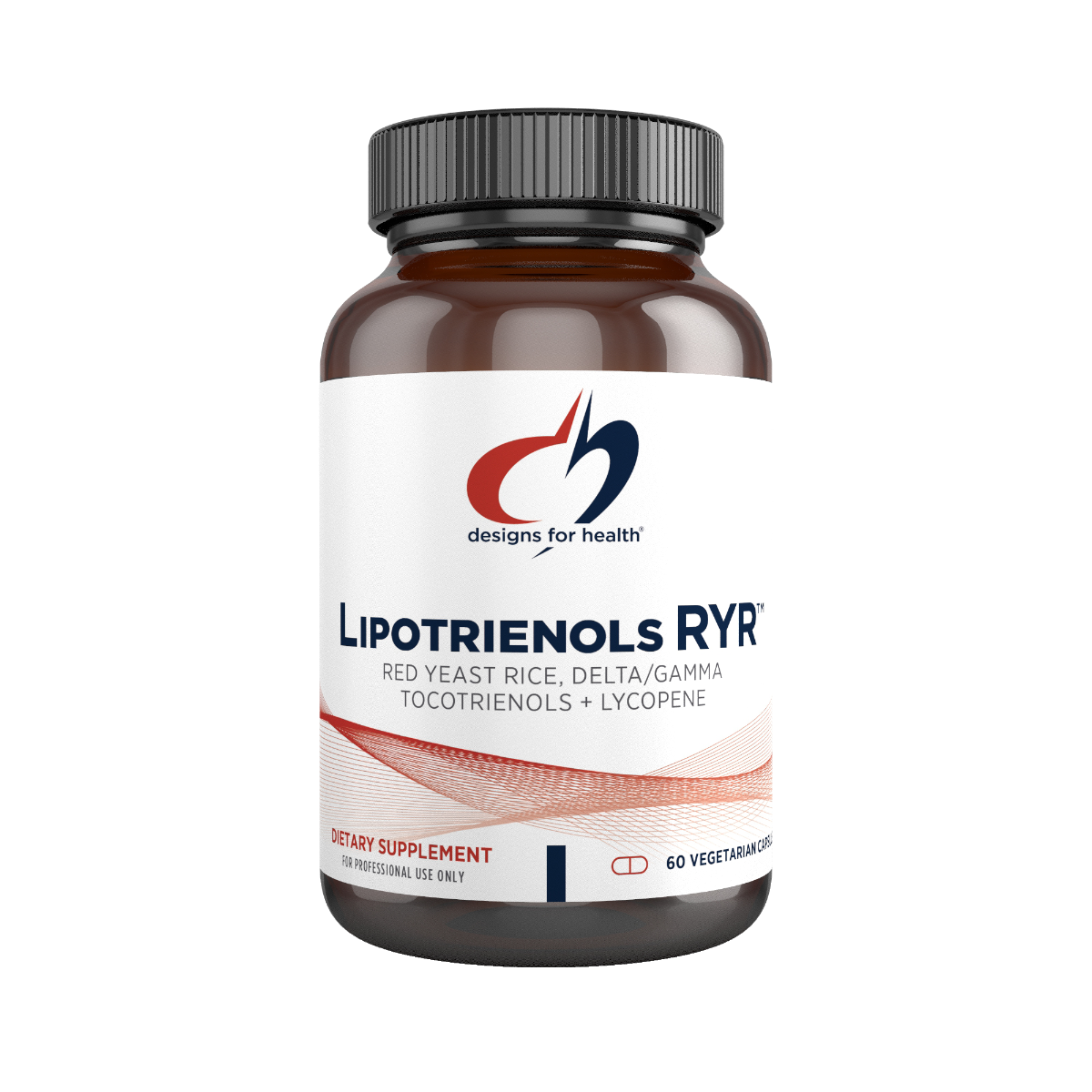 Lipotrienols RYR capsules by Designs for Health for cardiovascular and vascular support