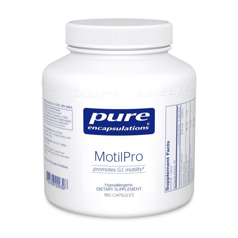 MotilPro vegan capsules by Pure Encapsulations for healthy gut motility and gut-signaling support