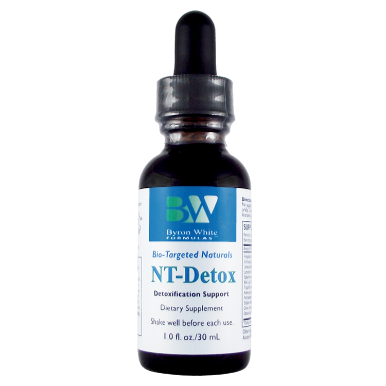 NT-Detox herbal tincture by Byron White for nervous system detox support