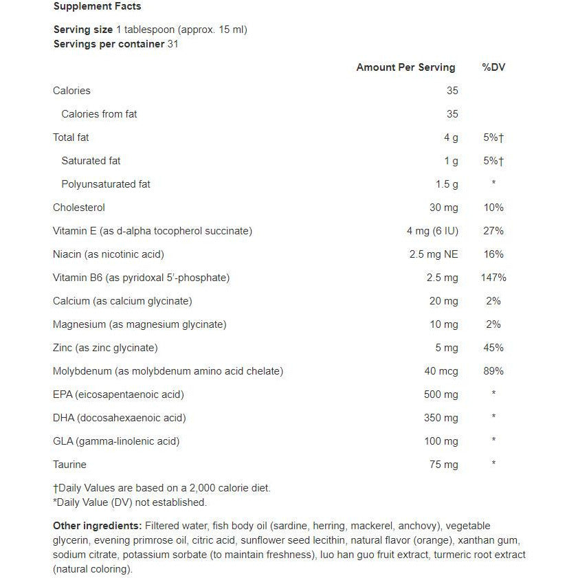 OmegaCo3 (K-7) - Apex Energetics - Essential Fatty Acids with DHA, EPA and GLA to support Brain and Immune Function