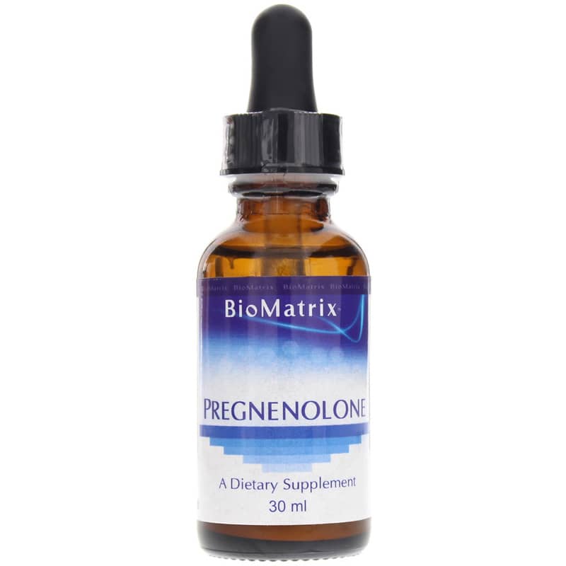 Liquid Pregnenolone sublingual drops by BioMatrix for hormone, mood, and memory support