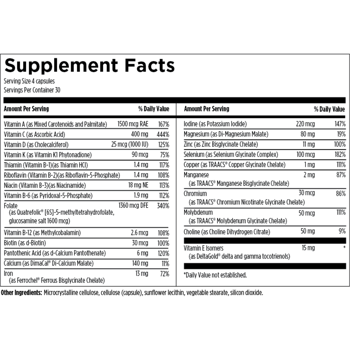 Designs for Health - Prenatal Pro  - Optimal supplementation for pregnant women, lactating women, and women wishing to become pregnant.