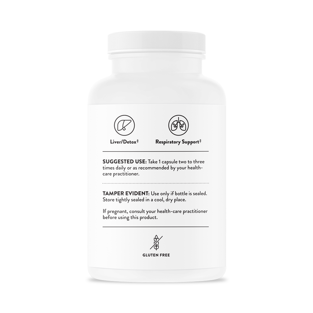 NAC - Thorne - Amino Acid that Increases Glutathione Levels to Support Respiratory, Liver and Kidney Health