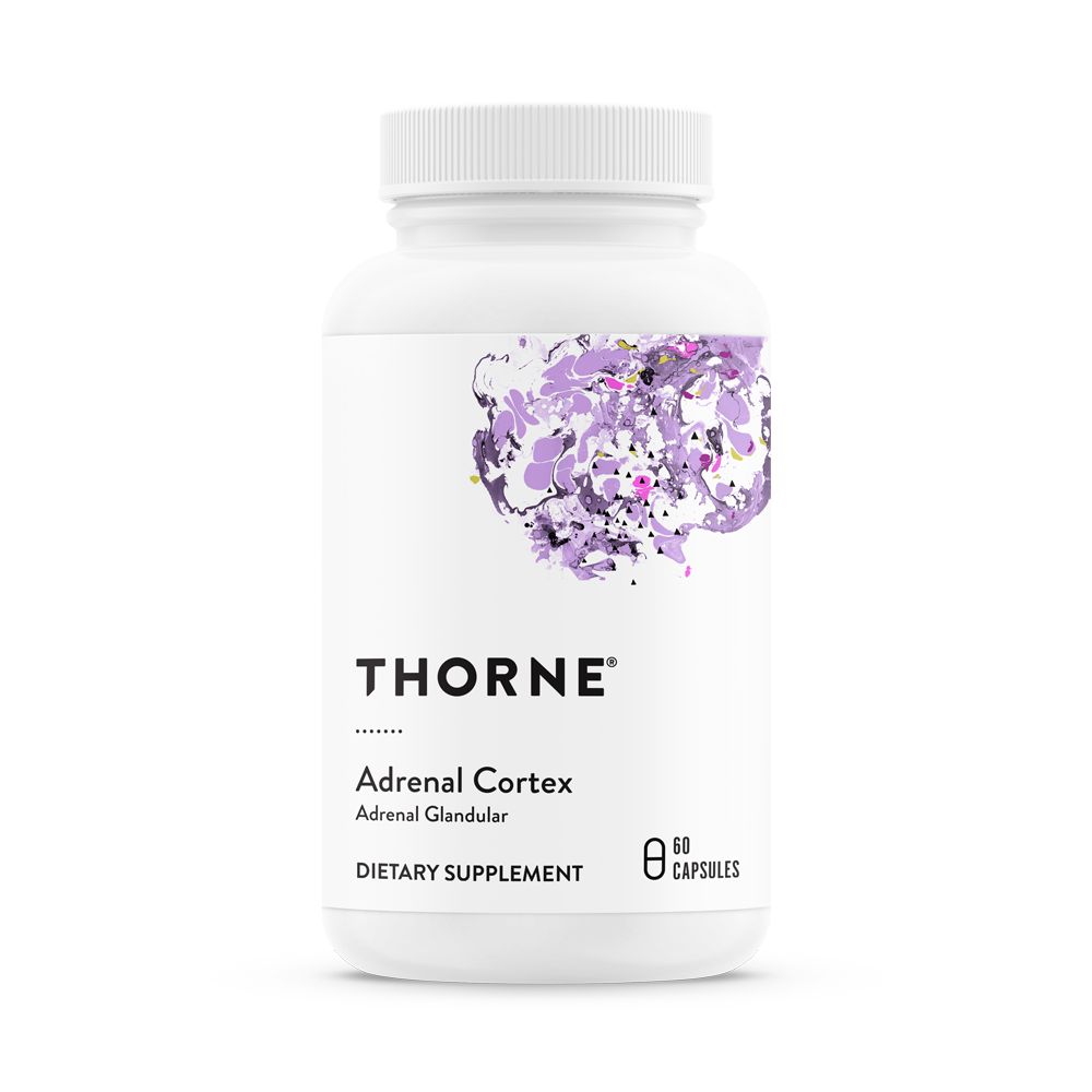 Adrenal Cortex - Thorne - Promotes Adrenal Health by Supporting the Stress Response with Bovine Adrenal Cortex